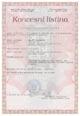 Koncesn listina zk Adone